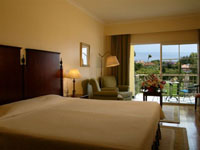 Superior double with panoramic view, balcony, private facilities (bath and shower), and breakfast